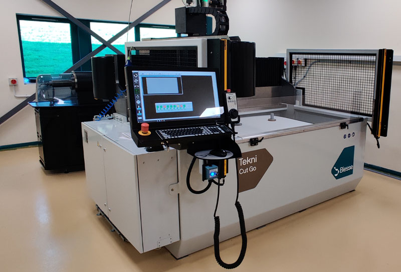 New Water-Jet Cutting Machine Installed by Bluemay Weston