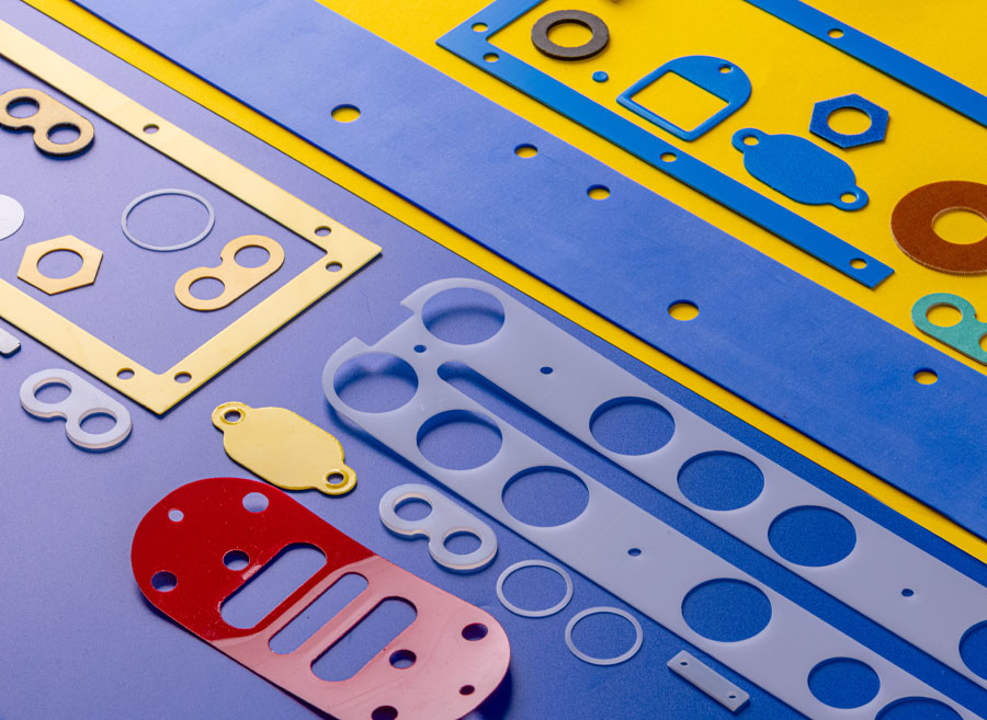 Bluemay Weston punch, press and waterjet cut components from non-metallic materials