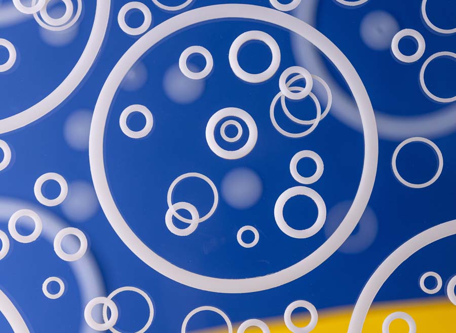 Made to measure acetal washers manufactured by Bluemay Weston