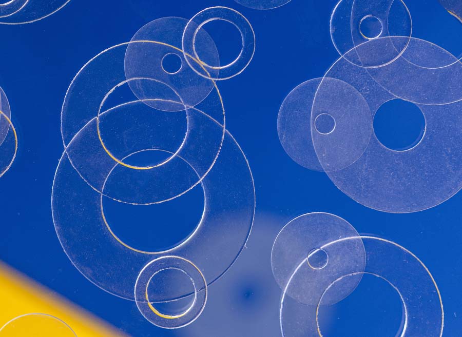 Flexible PVC Washers and Spacers - Bluemay Weston