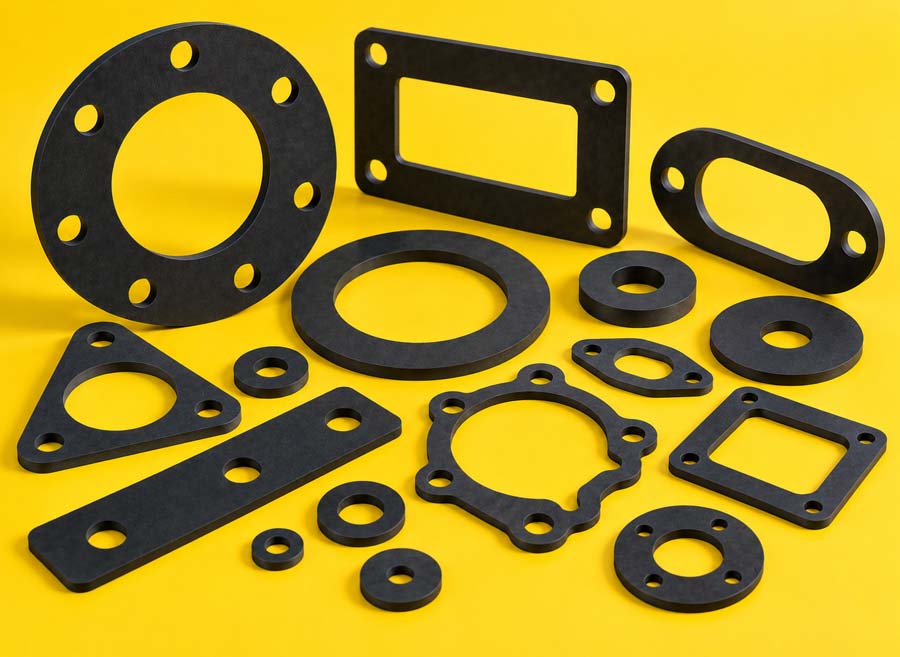 Butyl rubber gaskets and seals manufactured by Bluemay Weston in the UK