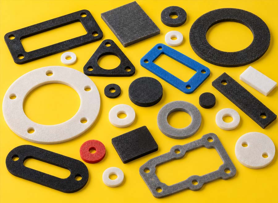Foam gaskets and seals manufactured by Bluemay Weston in the UK