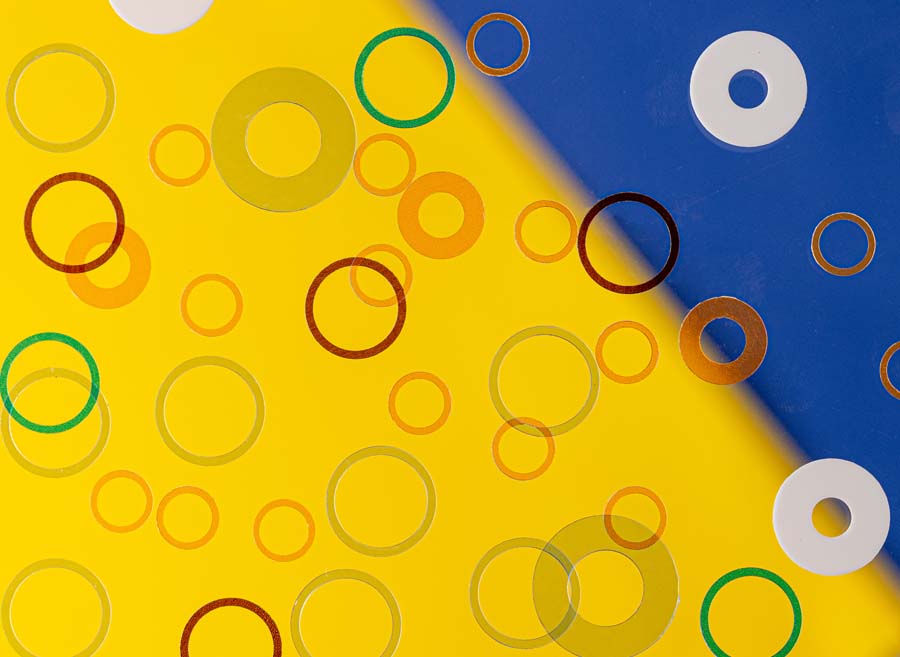 Bespoke polyester washers and spacers manufactured in the UK