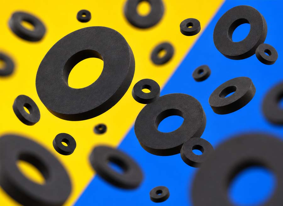 Made to measure Nitrile rubber washers - Bluemay Weston