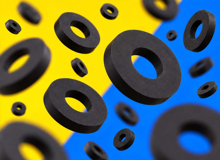 Made to measure Viton rubber washers - Bluemay Weston