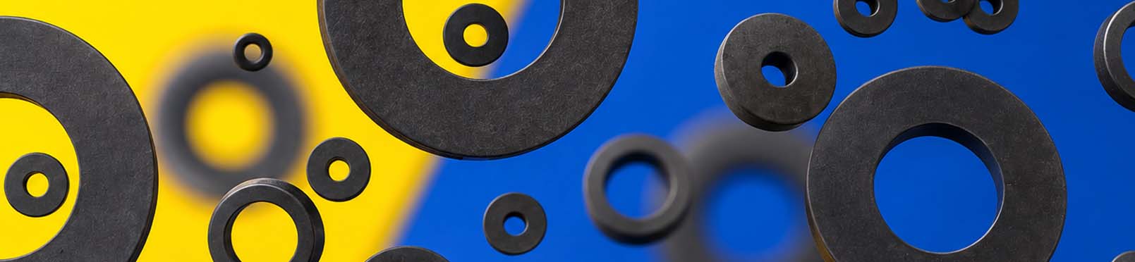 Bespoke rubber washers manufactured in the UK