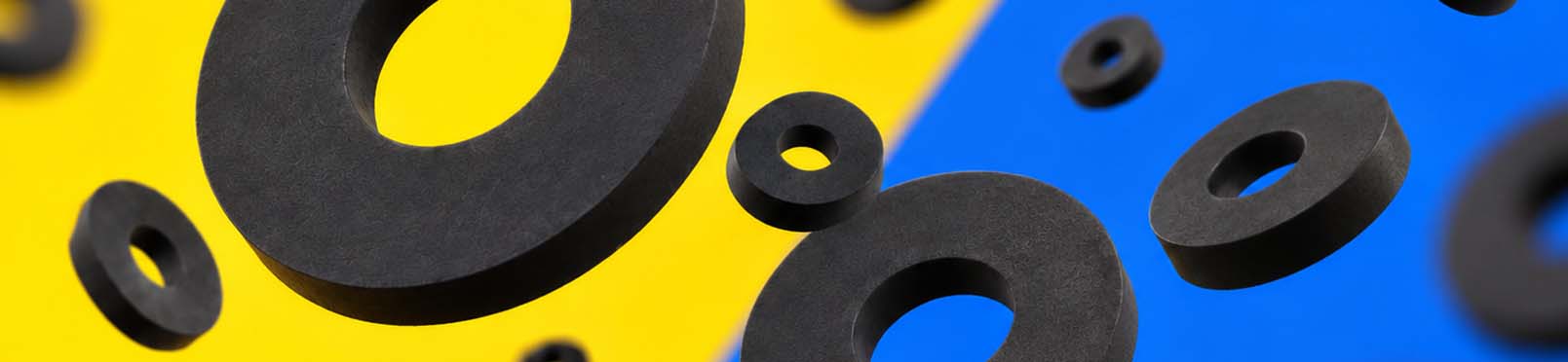 Bespoke Nitrile Rubber Washers manufactured in the UK